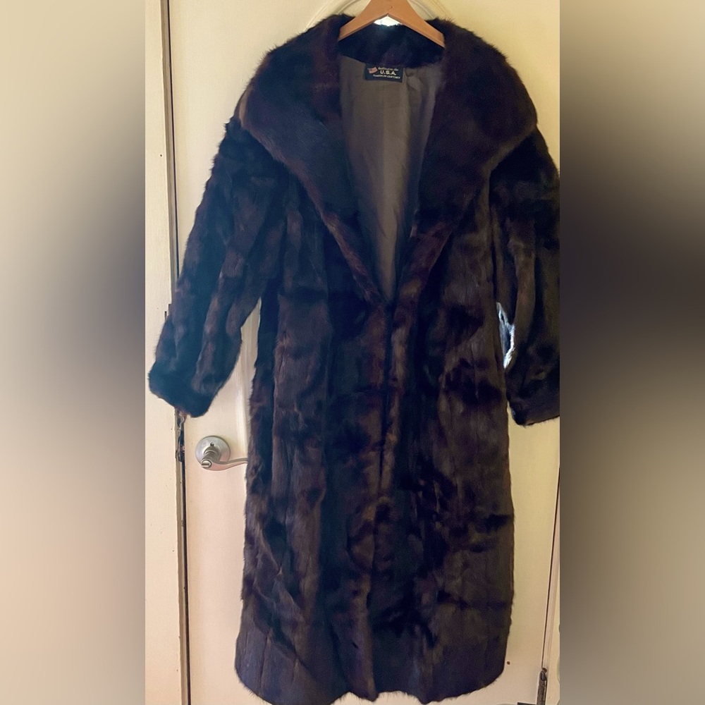 Vintage Mink Long Coat